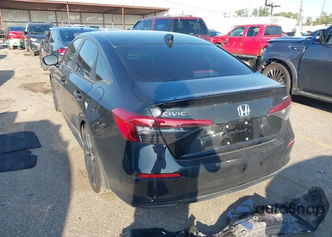 2024 Honda Civic Sport из США, поврежденный, VIN 2HGFE2F58RH596575